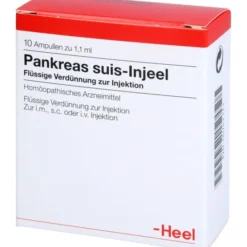 PANKREAS SUIS Injeel Ampullen 10 St