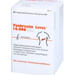 PANKREATIN Laves 10.000 Ph.Eur.-Einh.msr.Hartkaps. 50 St