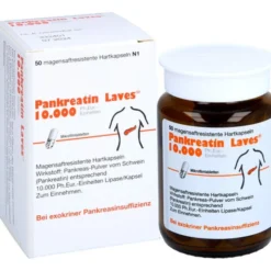 PANKREATIN Laves 10.000 Ph.Eur.-Einh.msr.Hartkaps. 50 St