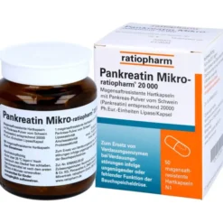 PANKREATIN Mikro-ratio.20.000 magensaftr.Hartkaps. 50 St