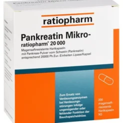 PANKREATIN Mikro-ratio.20.000 magensaftr.Hartkaps. 200 St