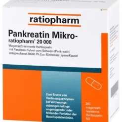 PANKREATIN Mikro-ratio.20.000 magensaftr.Hartkaps. 200 St