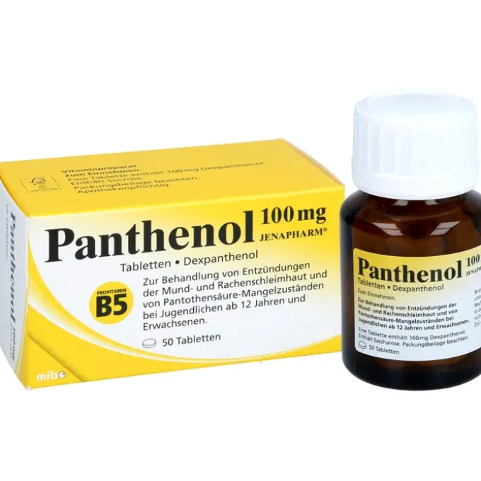 PANTHENOL 100 mg Jenapharm Tabletten 50 St