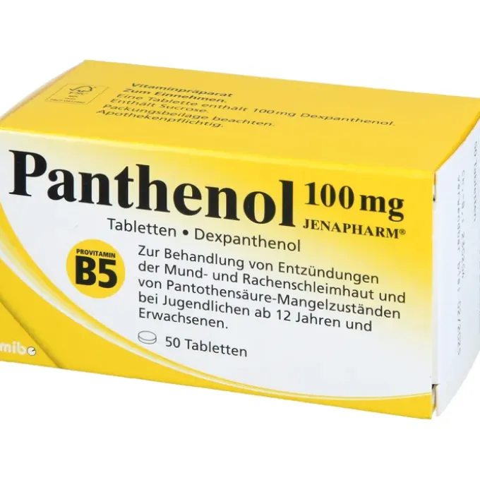 PANTHENOL 100 mg Jenapharm Tabletten 50 St