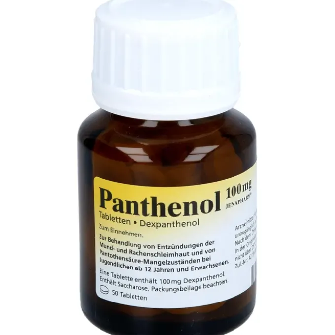 PANTHENOL 100 mg Jenapharm Tabletten 50 St