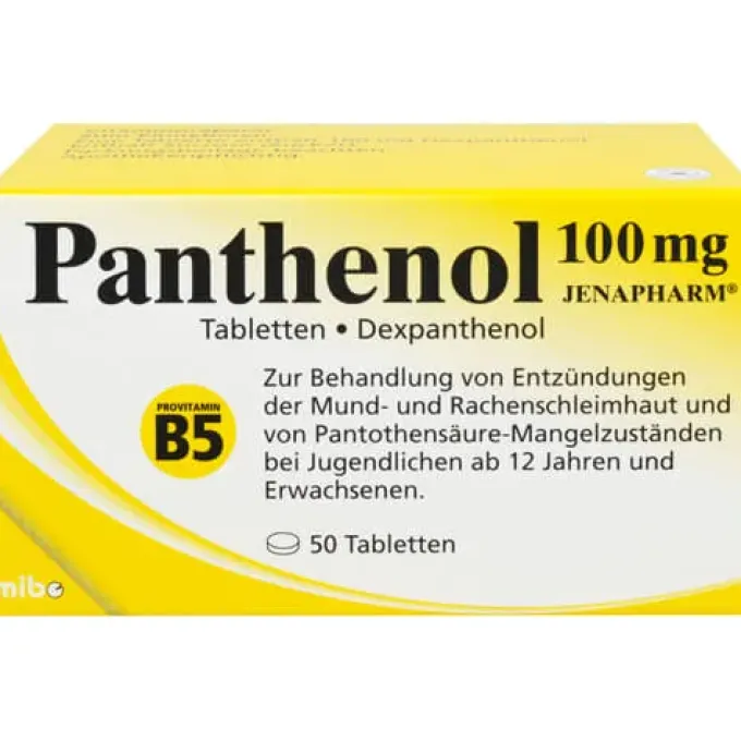 PANTHENOL 100 mg Jenapharm Tabletten 50 St