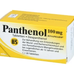 PANTHENOL 100 mg Jenapharm Tabletten 20 St
