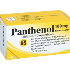 PANTHENOL 100 mg Jenapharm Tabletten 20 St