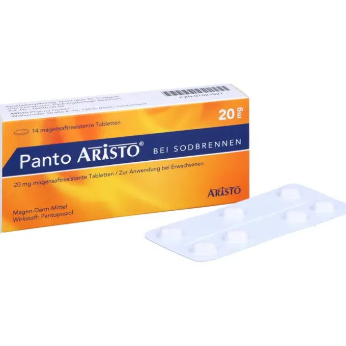 PANTO Aristo bei Sodbrennen 20 mg magensaftr.Tabl. 14 St