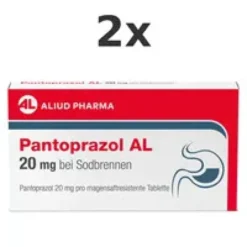 Pantoprazol AL 20 mg bei Sodbrennen Set 2x14St
