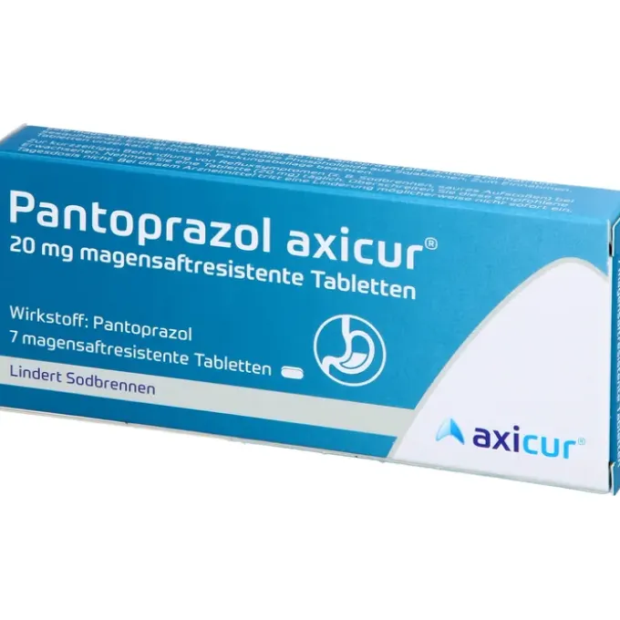 PANTOPRAZOL axicur 20 mg magensaftres.Tabletten 7 St