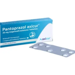 PANTOPRAZOL axicur 20 mg magensaftres.Tabletten 7 St