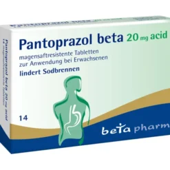 PANTOPRAZOL beta 20 mg acid magensaftres.Tabletten 14 St