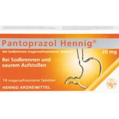 PANTOPRAZOL Hennig b.Sodbrennen 20 mg msr.Tabl. 14 St