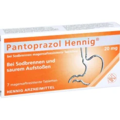 PANTOPRAZOL Hennig b.Sodbrennen 20 mg msr.Tabl. 7 St