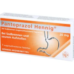 PANTOPRAZOL Hennig b.Sodbrennen 20 mg msr.Tabl. 7 St