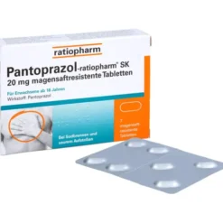 PANTOPRAZOL-ratiopharm SK 20 mg magensaftres.Tabl. 7 St