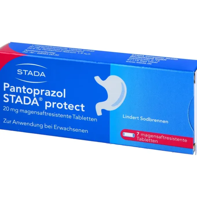 PANTOPRAZOL STADA protect 20 mg magensaftres.Tabl. 7 St