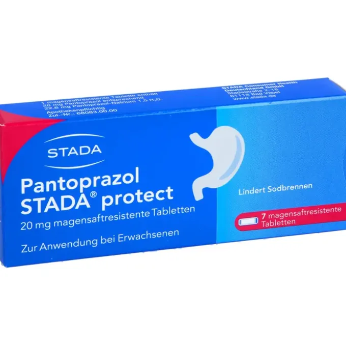 PANTOPRAZOL STADA protect 20 mg magensaftres.Tabl. 7 St