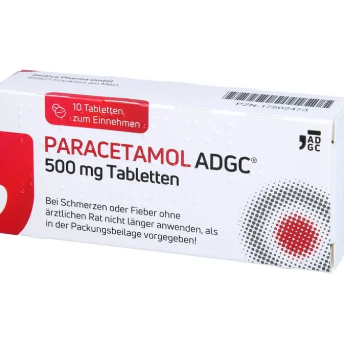 PARACETAMOL ADGC 500 mg Tabletten 10 St