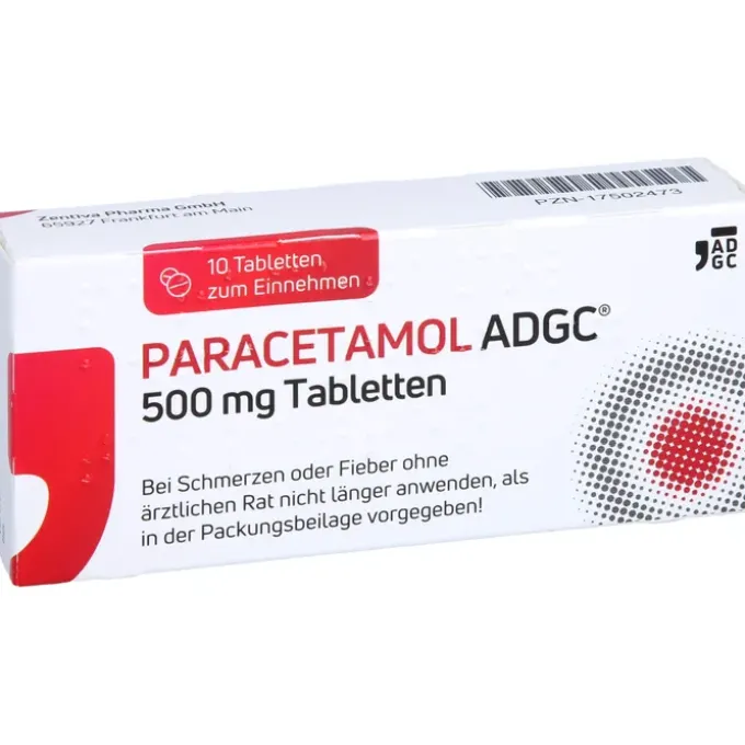 PARACETAMOL ADGC 500 mg Tabletten 10 St