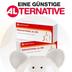 Paracetamol AL 500 bei akuten Schmerzen und Fieber 20 St