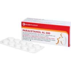 Paracetamol AL 500 bei akuten Schmerzen und Fieber 20 St