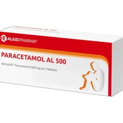 Paracetamol AL 500 bei akuten Schmerzen und Fieber 20 St