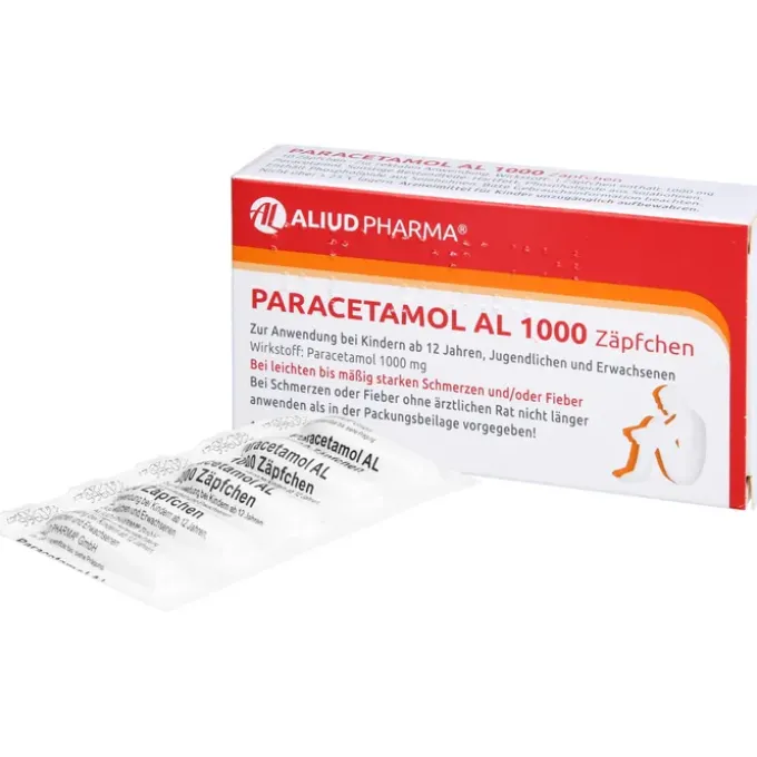 PARACETAMOL AL 1.000 Suppositorien 10 St