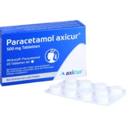 PARACETAMOL axicur 500 mg Tabletten 20 St