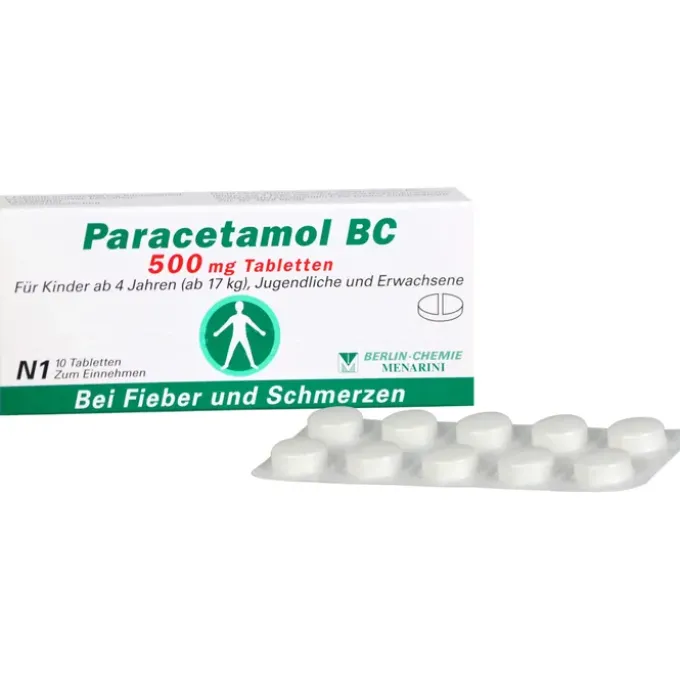 PARACETAMOL BC 500 mg Tabletten 10 St
