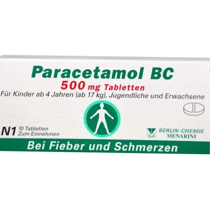PARACETAMOL BC 500 mg Tabletten 10 St