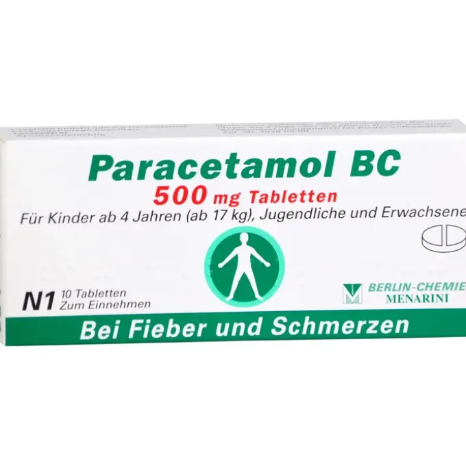 PARACETAMOL BC 500 mg Tabletten 10 St
