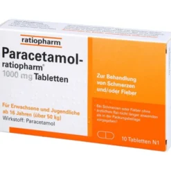 PARACETAMOL-ratiopharm 1.000 mg Tabletten 10 St