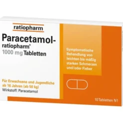 PARACETAMOL-ratiopharm 1.000 mg Tabletten 10 St