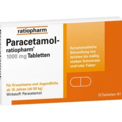 PARACETAMOL-ratiopharm 1.000 mg Tabletten 10 St