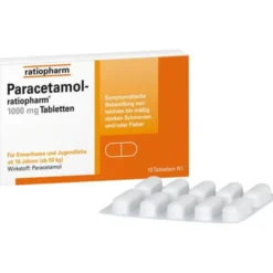 PARACETAMOL-ratiopharm 1.000 mg Tabletten 10 St