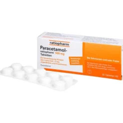 PARACETAMOL-ratiopharm 500 mg Tabletten 20 St