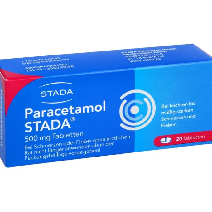 PARACETAMOL STADA 500 mg Tabletten 20 St