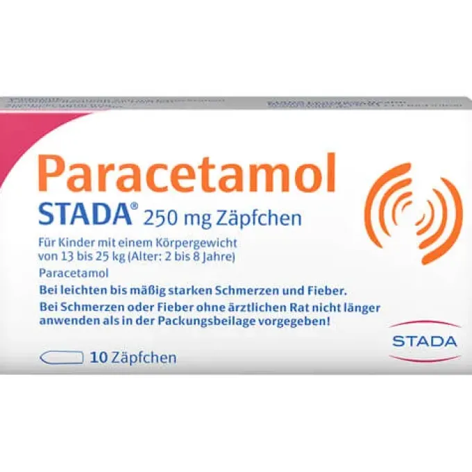 PARACETAMOL STADA 250 mg Zäpfchen 10 St