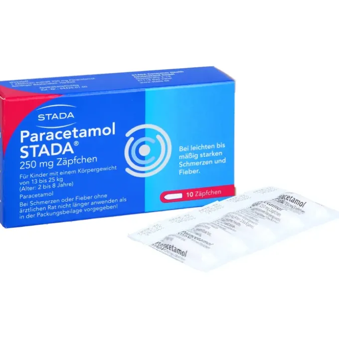 PARACETAMOL STADA 250 mg Zäpfchen 10 St