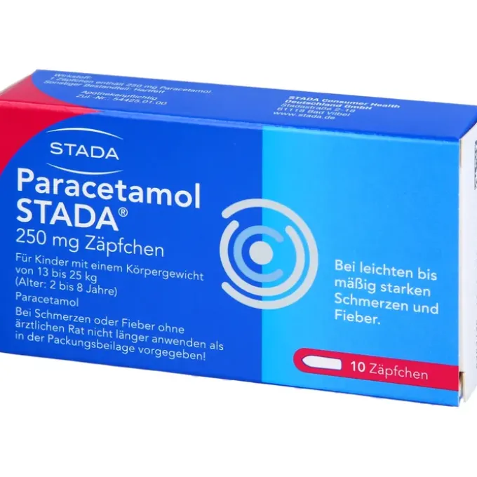 PARACETAMOL STADA 250 mg Zäpfchen 10 St