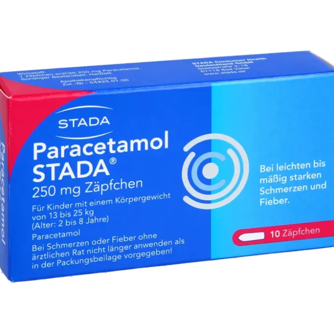 PARACETAMOL STADA 250 mg Zäpfchen 10 St
