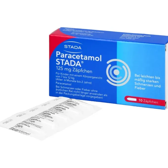 PARACETAMOL STADA 125 mg Zäpfchen 10 St