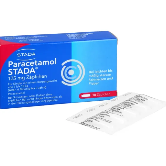 PARACETAMOL STADA 125 mg Zäpfchen 10 St