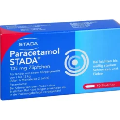PARACETAMOL STADA 125 mg Zäpfchen 10 St