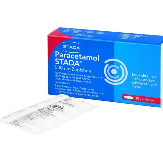 PARACETAMOL STADA 500 mg Zäpfchen 10 St