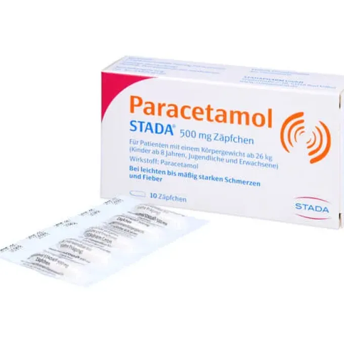 PARACETAMOL STADA 500 mg Zäpfchen 10 St