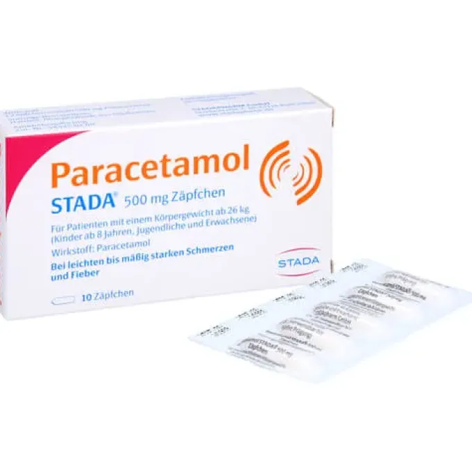 PARACETAMOL STADA 500 mg Zäpfchen 10 St