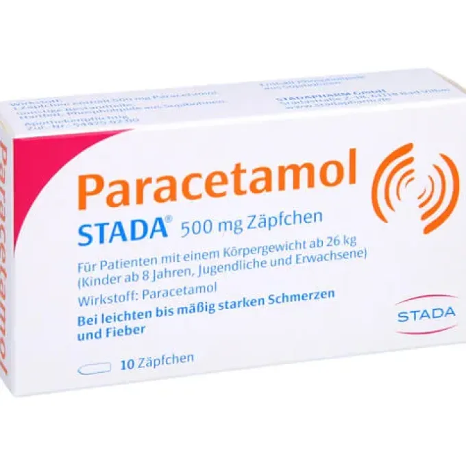 PARACETAMOL STADA 500 mg Zäpfchen 10 St